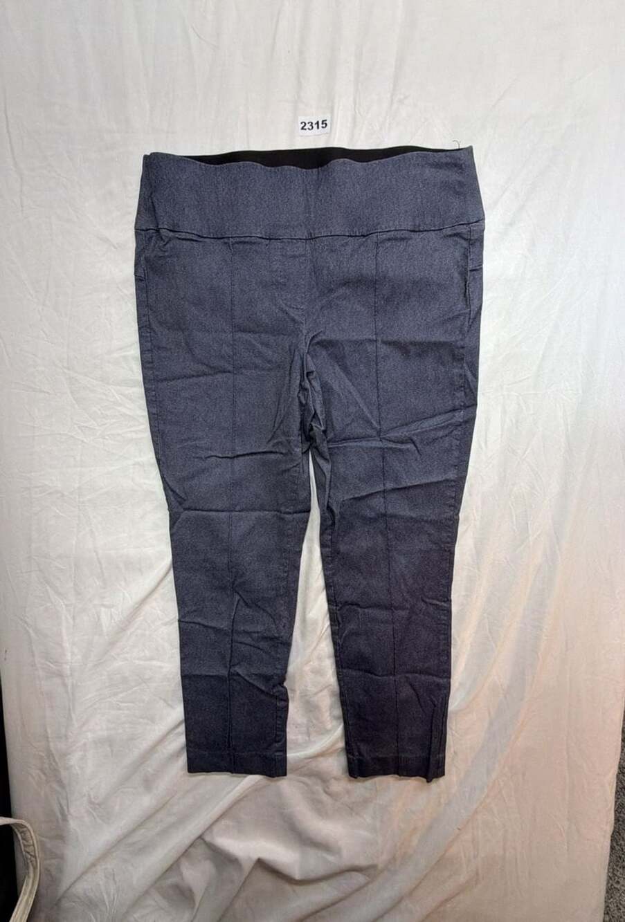 Nine West Skinny L Short Pants Blue Denim Crop